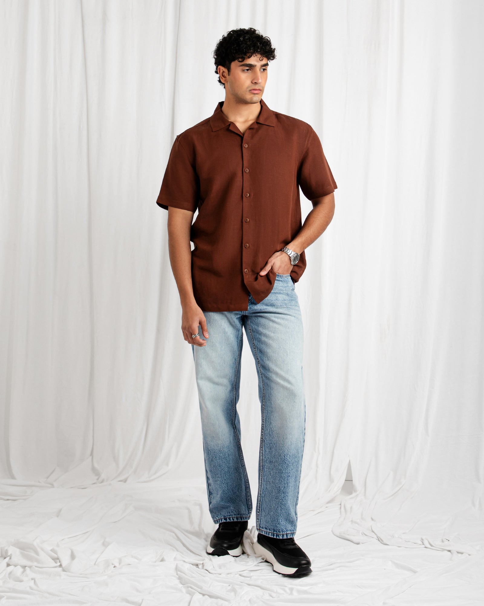 Men Relaxed Fit Casual Shirt - Engine - Buy Now