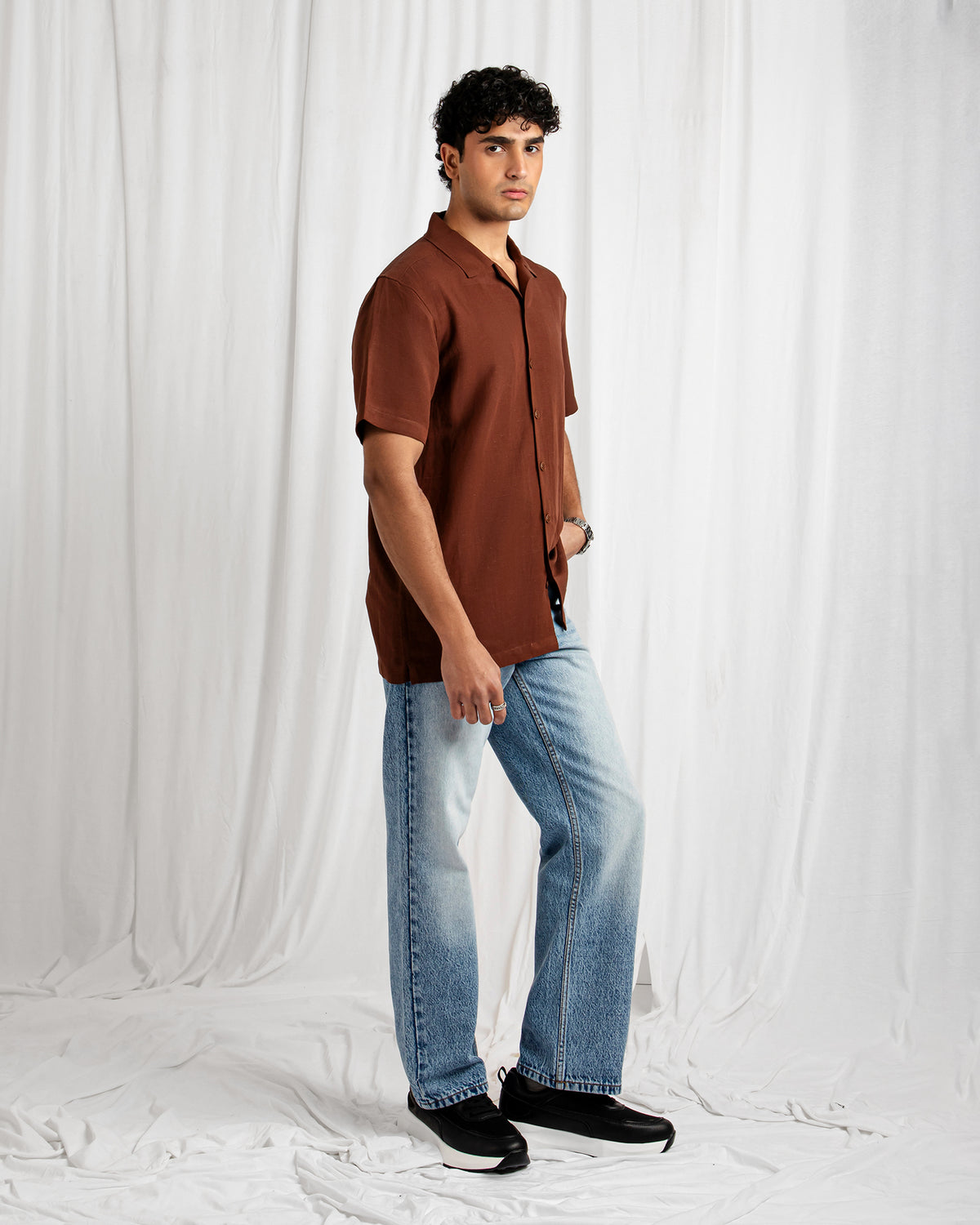 Men Relaxed Fit Casual Shirt - Engine - Buy Now