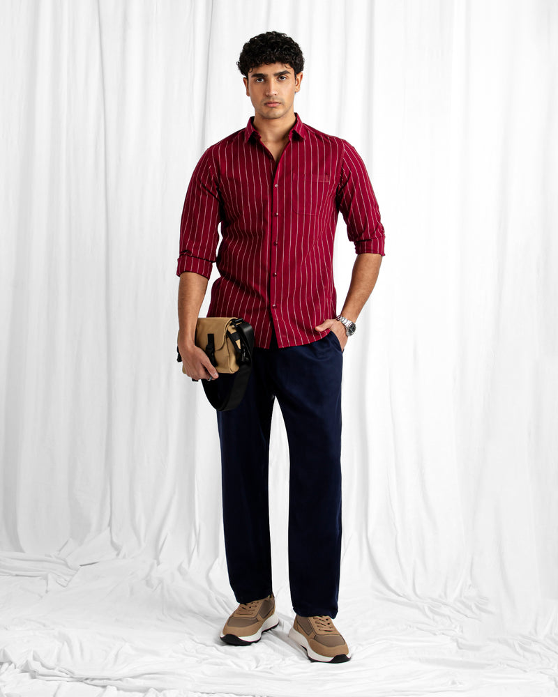 Men Regular Fit Casual Shirt - Engine - Buy Now