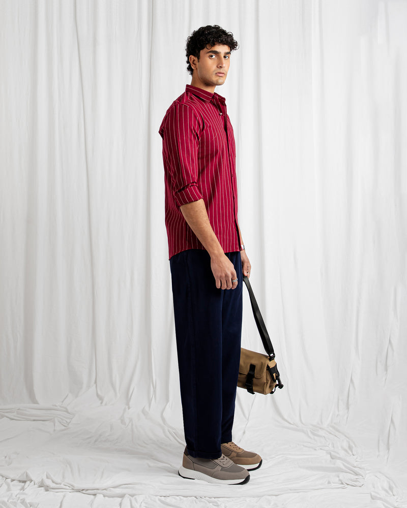 Men Regular Fit Casual Shirt - Engine - Buy Now