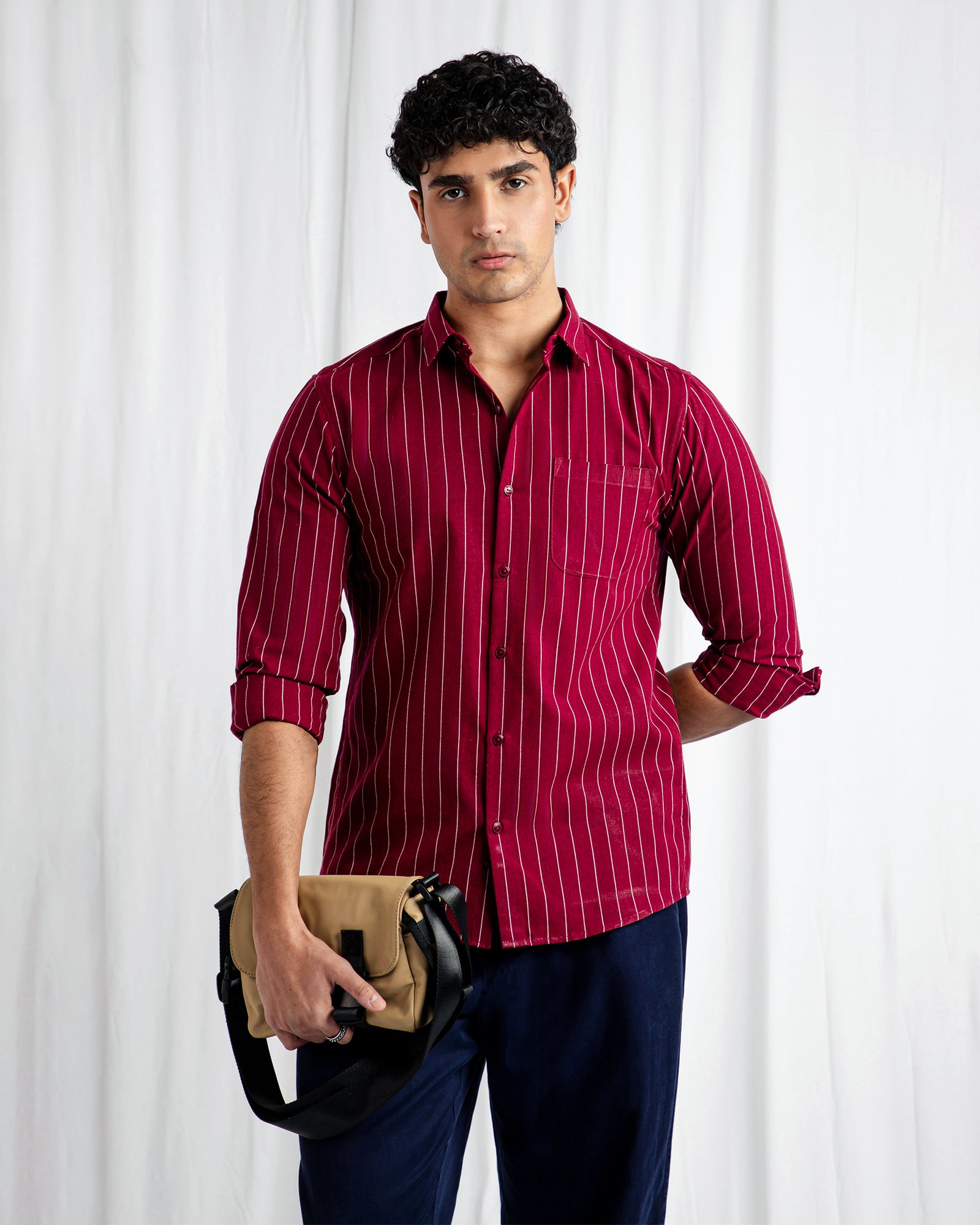 Men Regular Fit Casual Shirt - Engine - Buy Now