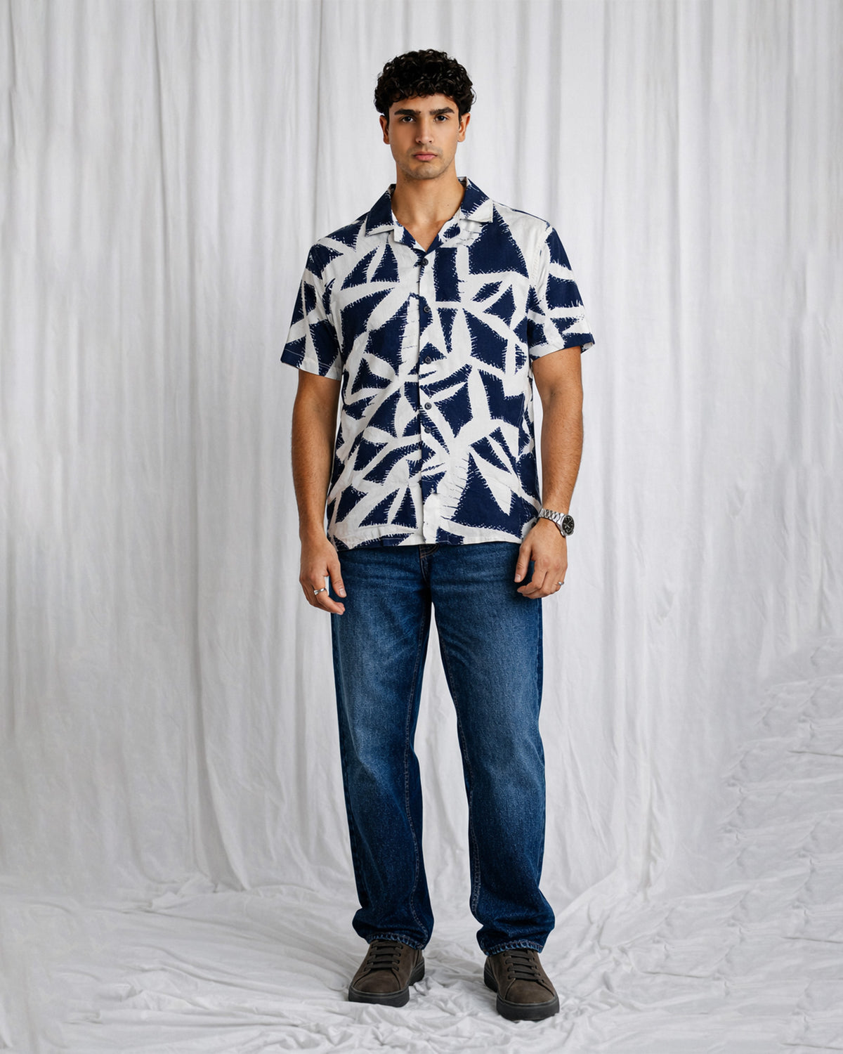 Men Regular Fit Casual Shirt - Engine - Buy Now