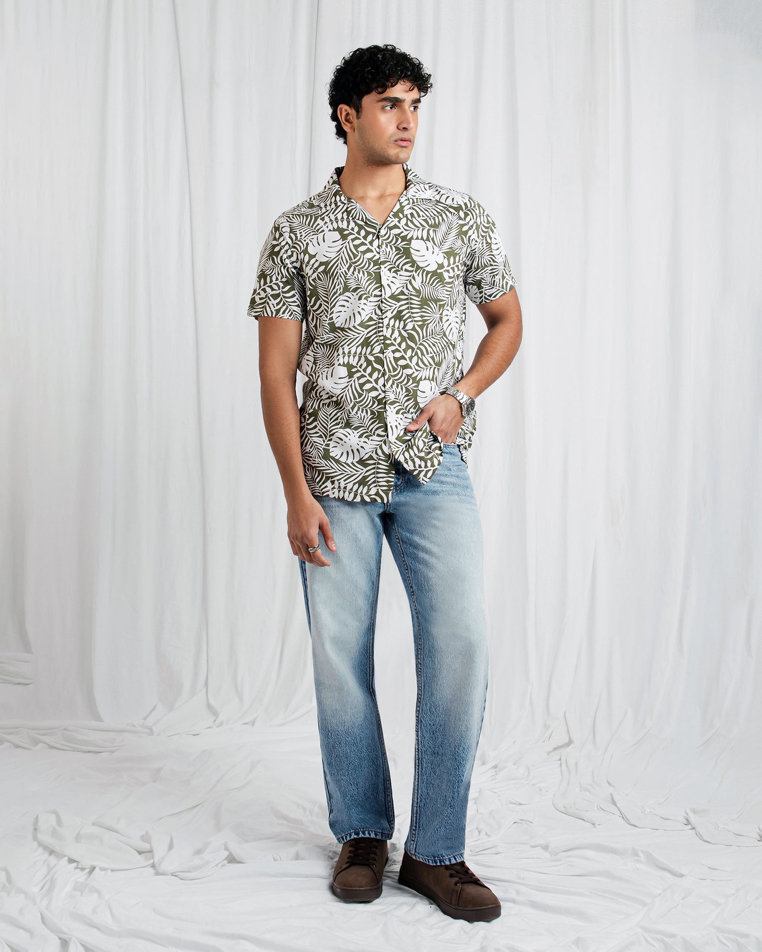 Men Regular Fit Casual Shirt - Engine - Buy Now
