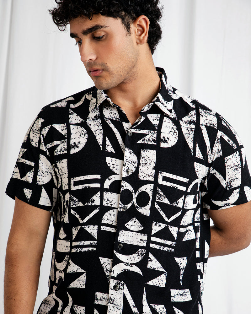 Men Regular Fit Casual Shirt - Engine - Buy Now