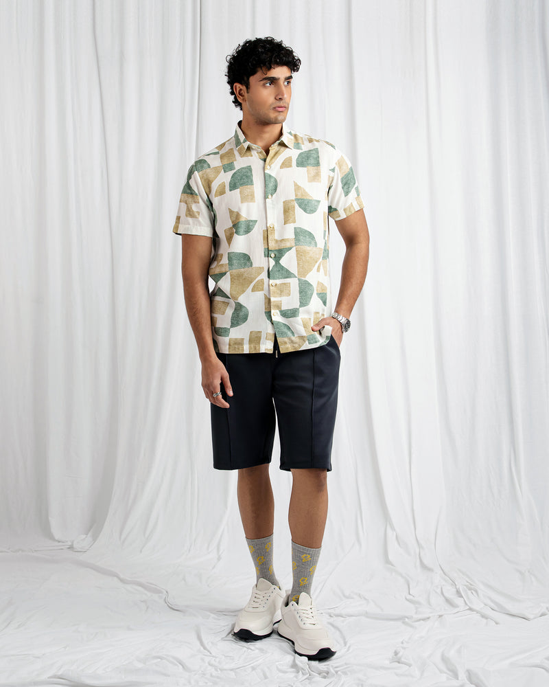 Men Regular Fit Casual Shirt - Engine - Buy Now