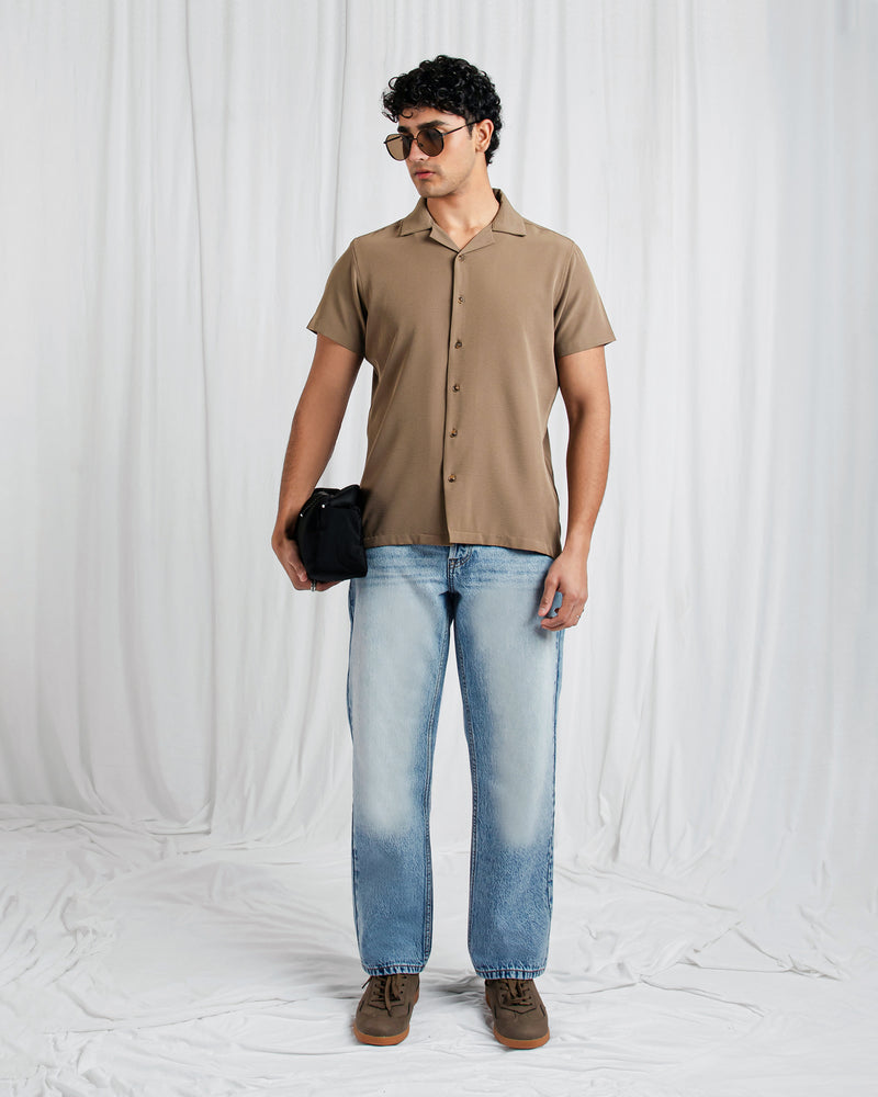 Men Regular Fit Casual Shirt - Engine - Buy Now