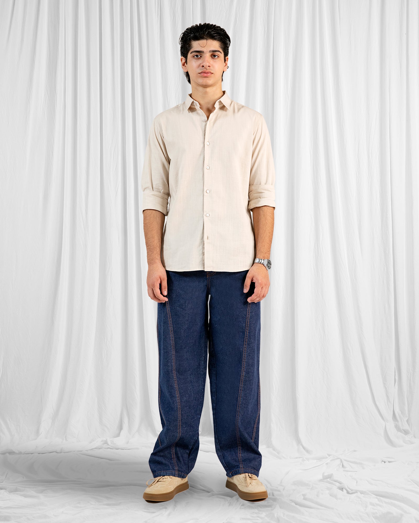 Men Regular Fit Casual Shirt - Engine - Buy Now