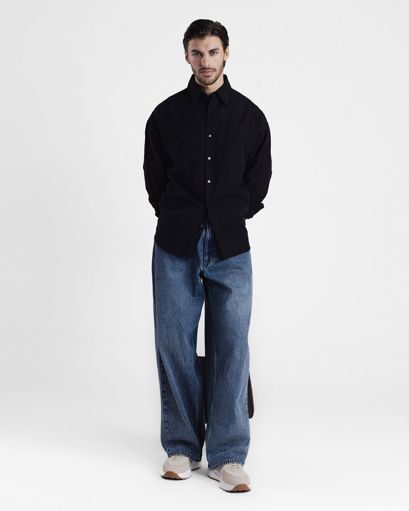 Men Loose Fit Casual Shirt