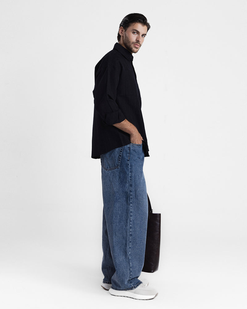 Men Loose Fit Casual Shirt