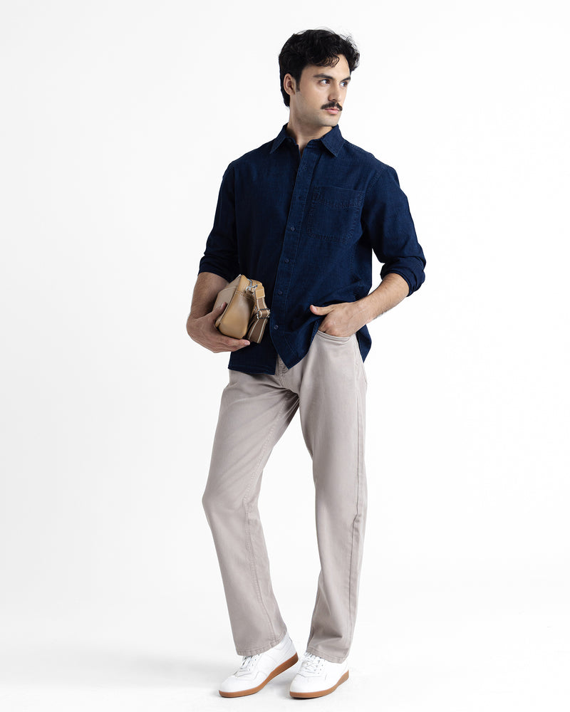 Men Relaxed Fit Casual Shirt