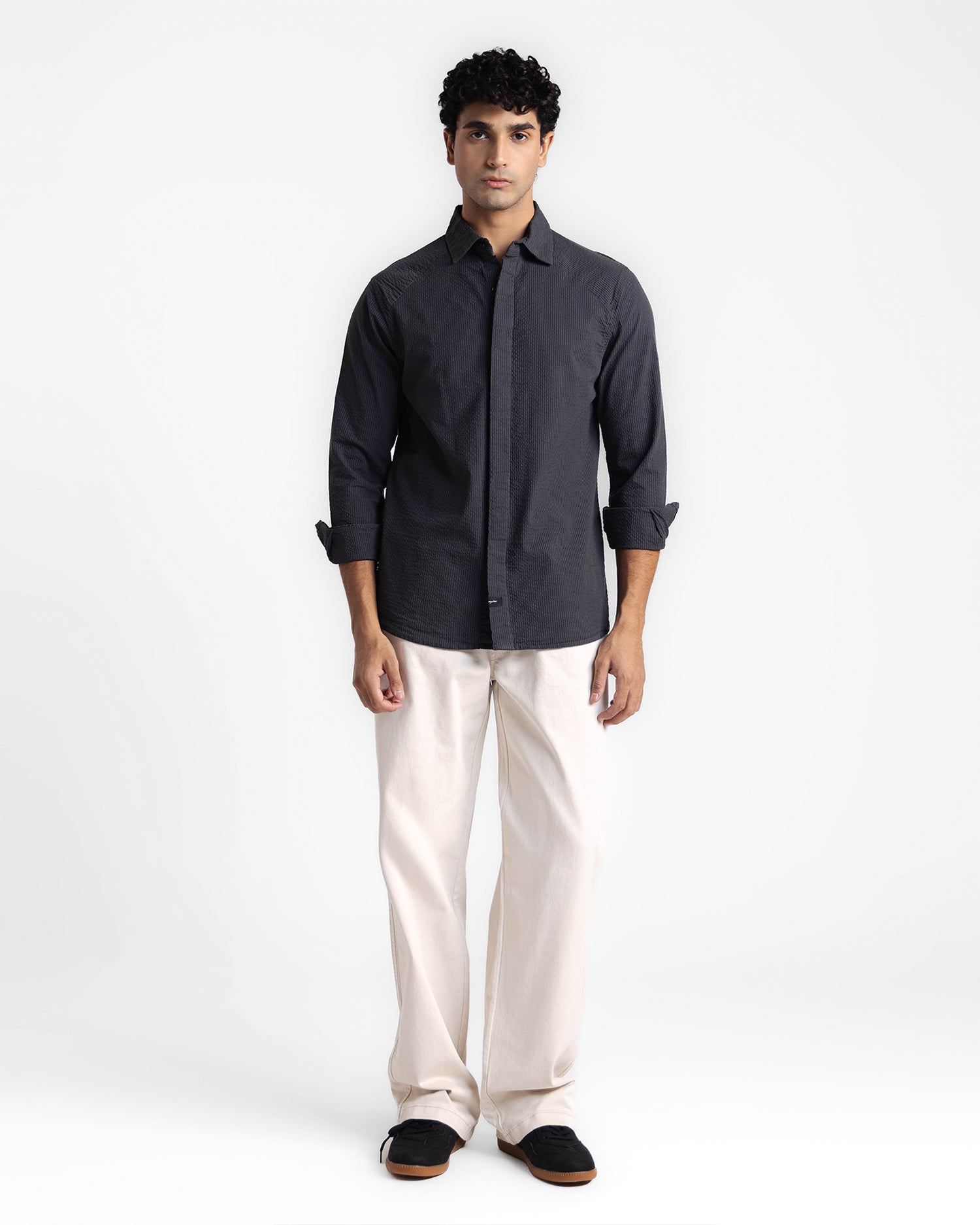 Men Regular Fit Casual Shirt - Engine - Buy Now