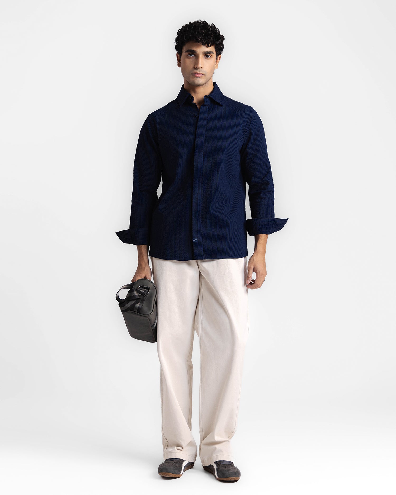 Men Regular Fit Casual Shirt - Engine - Buy Now