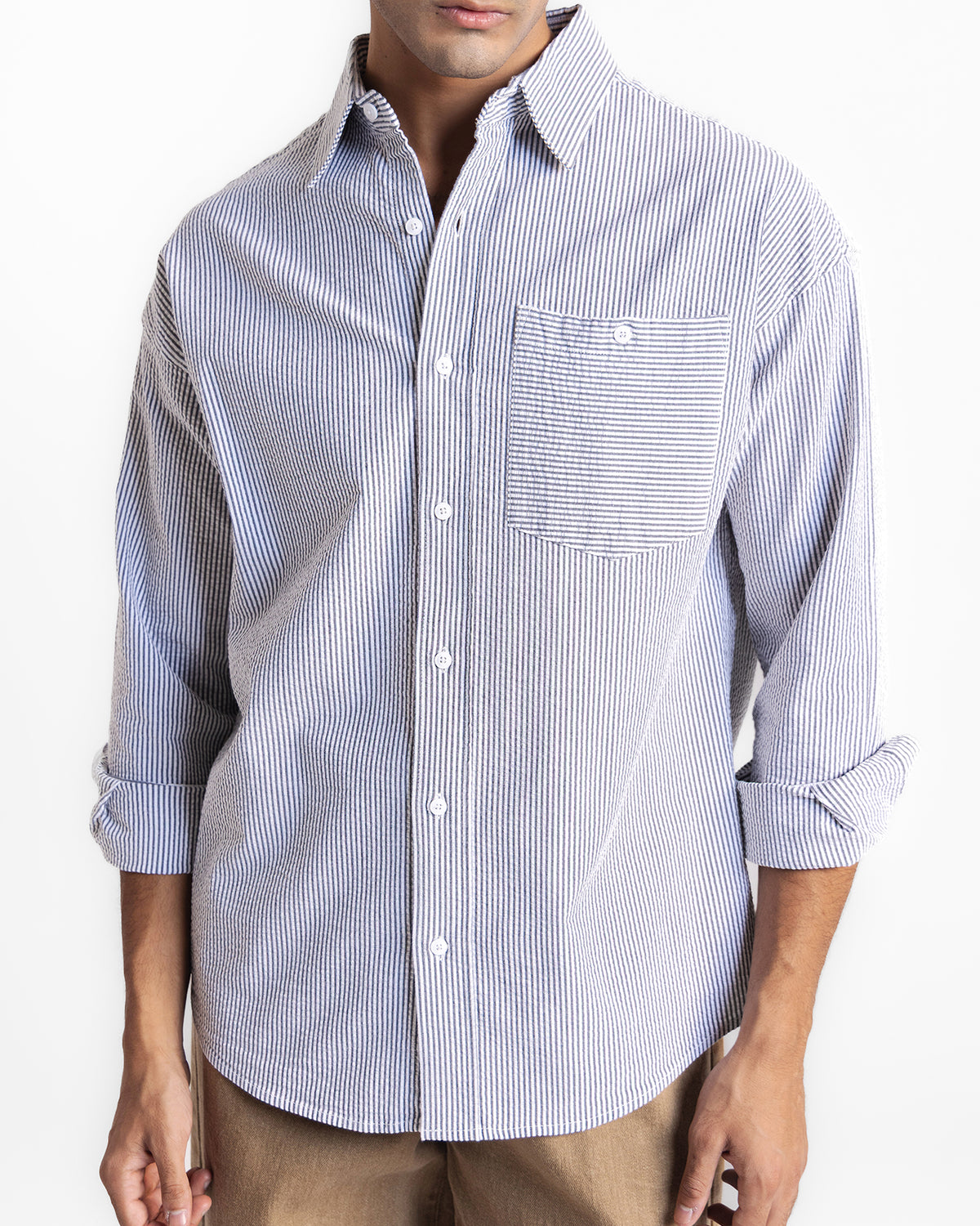 Men Loose Fit Casual Shirt - Engine - Buy Now