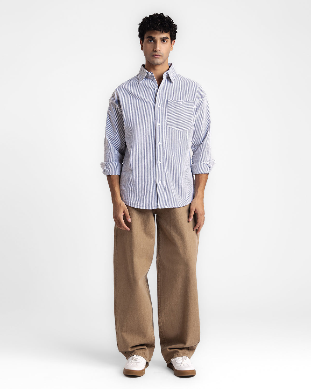 Men Loose Fit Casual Shirt - Engine - Buy Now