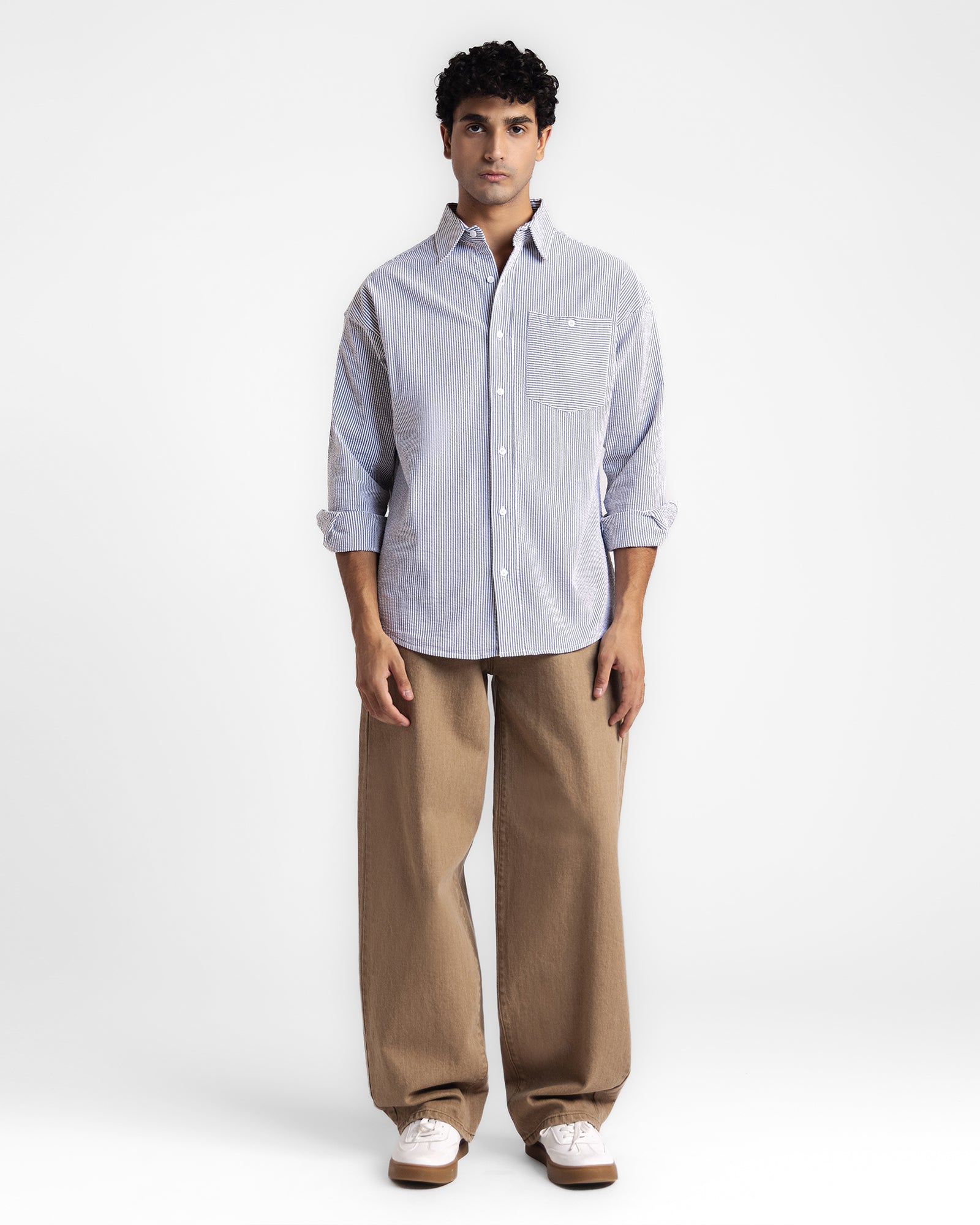 Men Loose Fit Casual Shirt - Engine - Buy Now