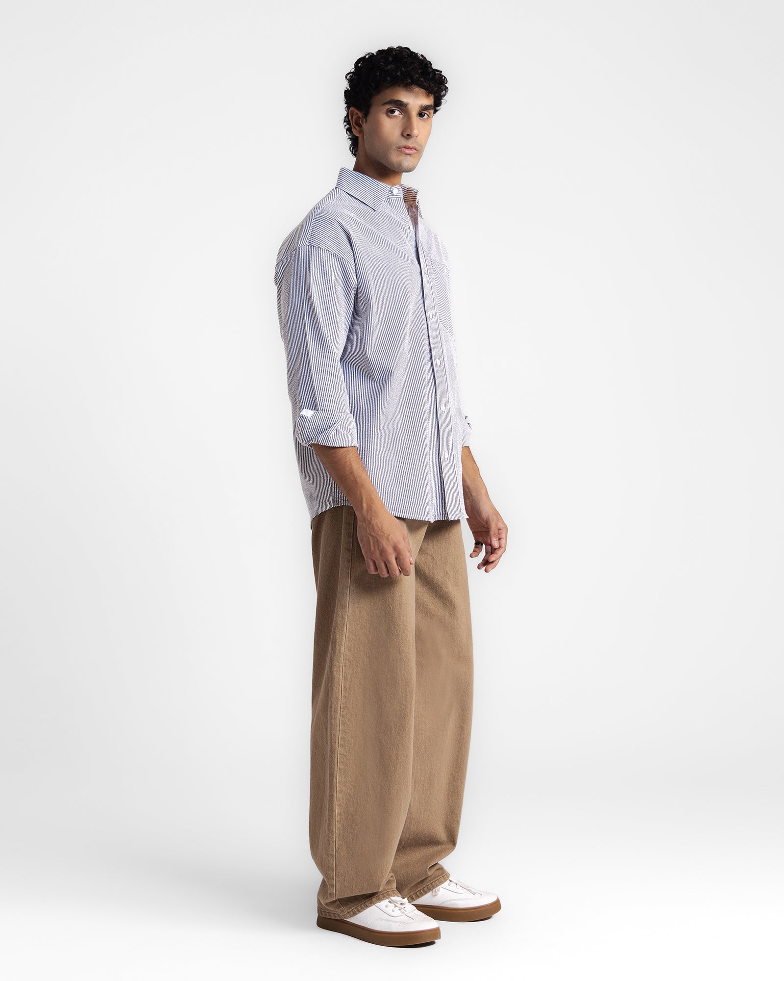 Men Loose Fit Casual Shirt - Engine - Buy Now