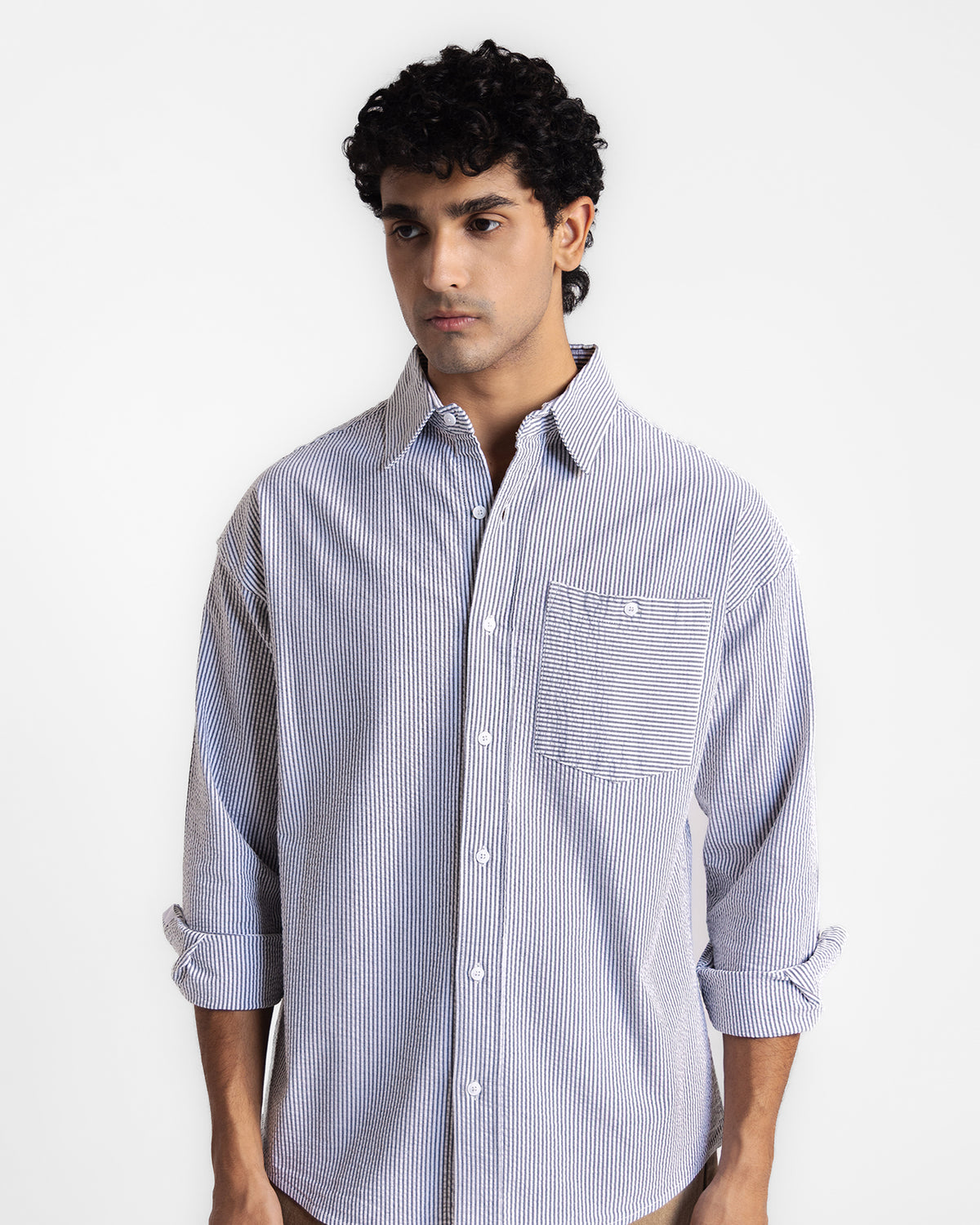 Men Loose Fit Casual Shirt - Engine - Buy Now