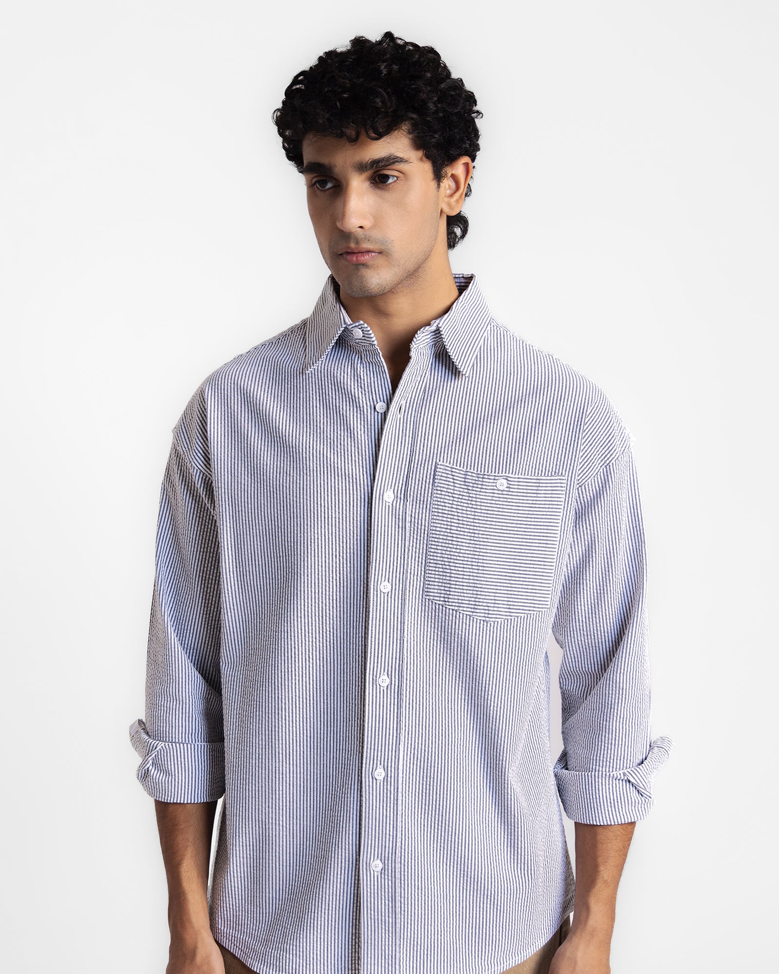 Men Loose Fit Casual Shirt - Engine - Buy Now