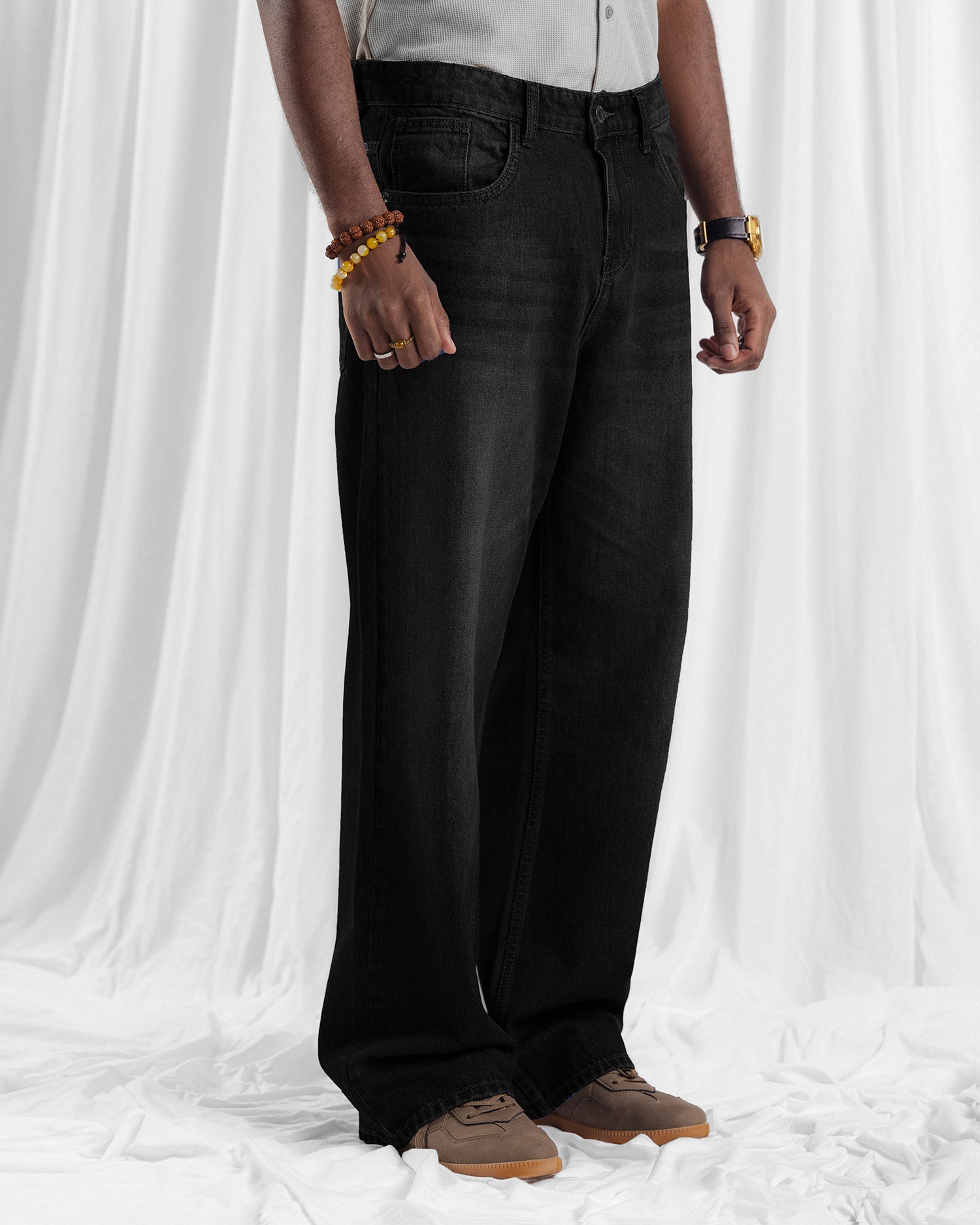 Men Baggy Fit Denim - Engine - Buy Now