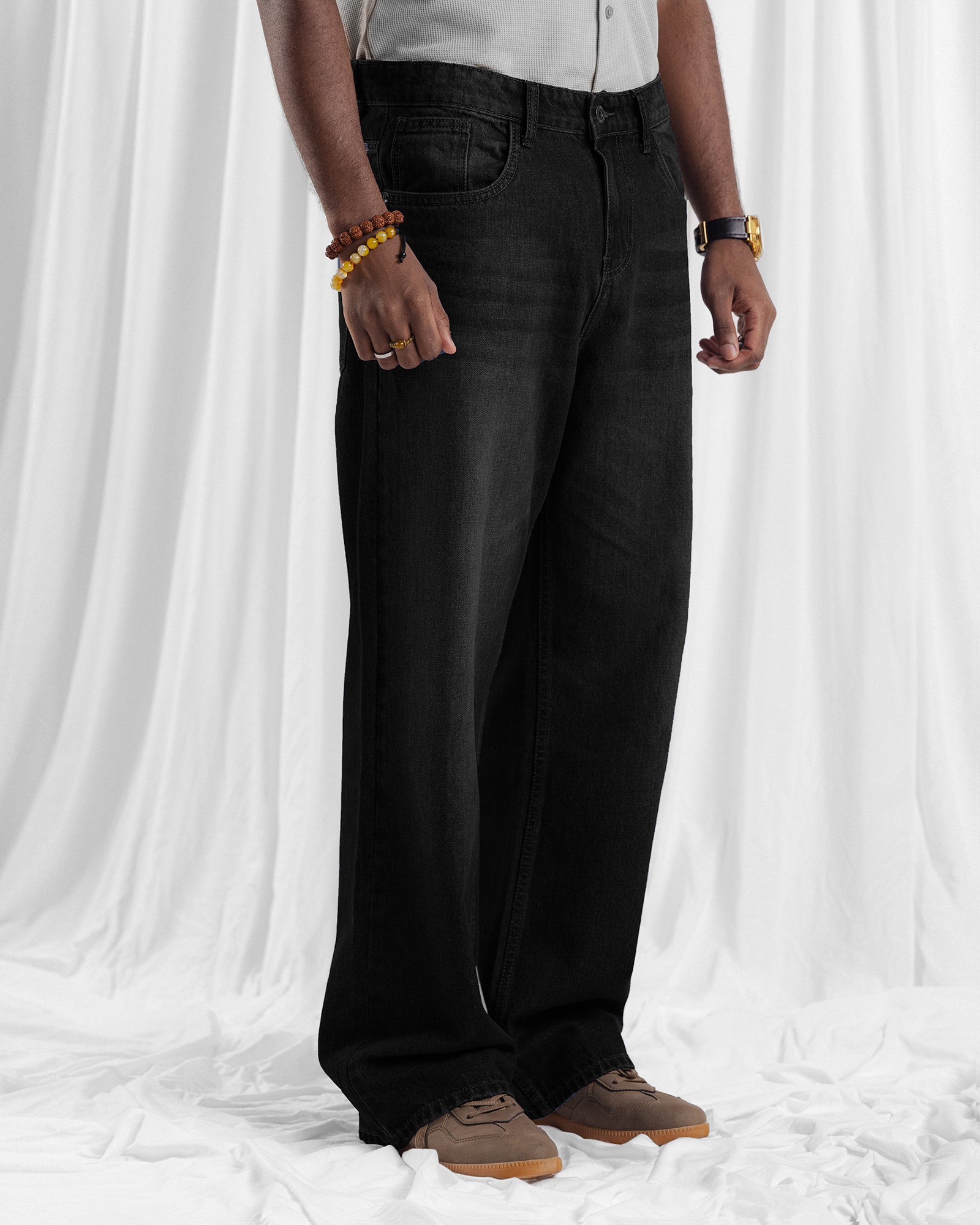 Men Baggy Fit Denim - Engine - Buy Now