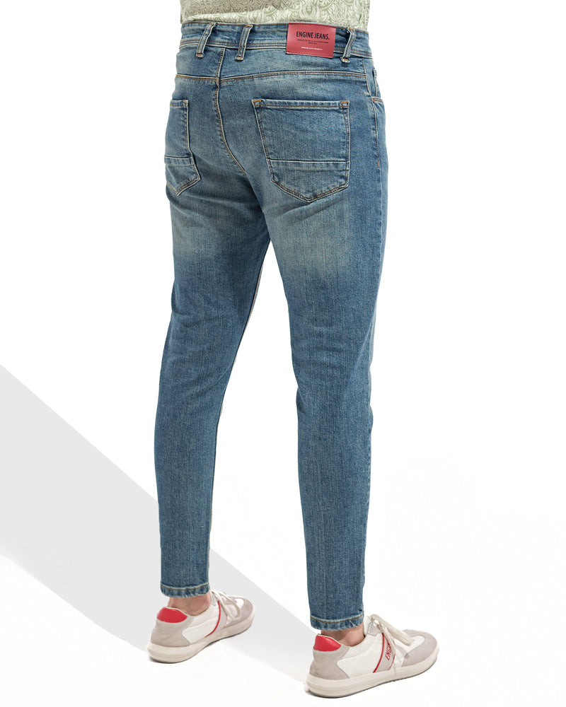 Men Carrot Fit Denim - Engine - Buy Now