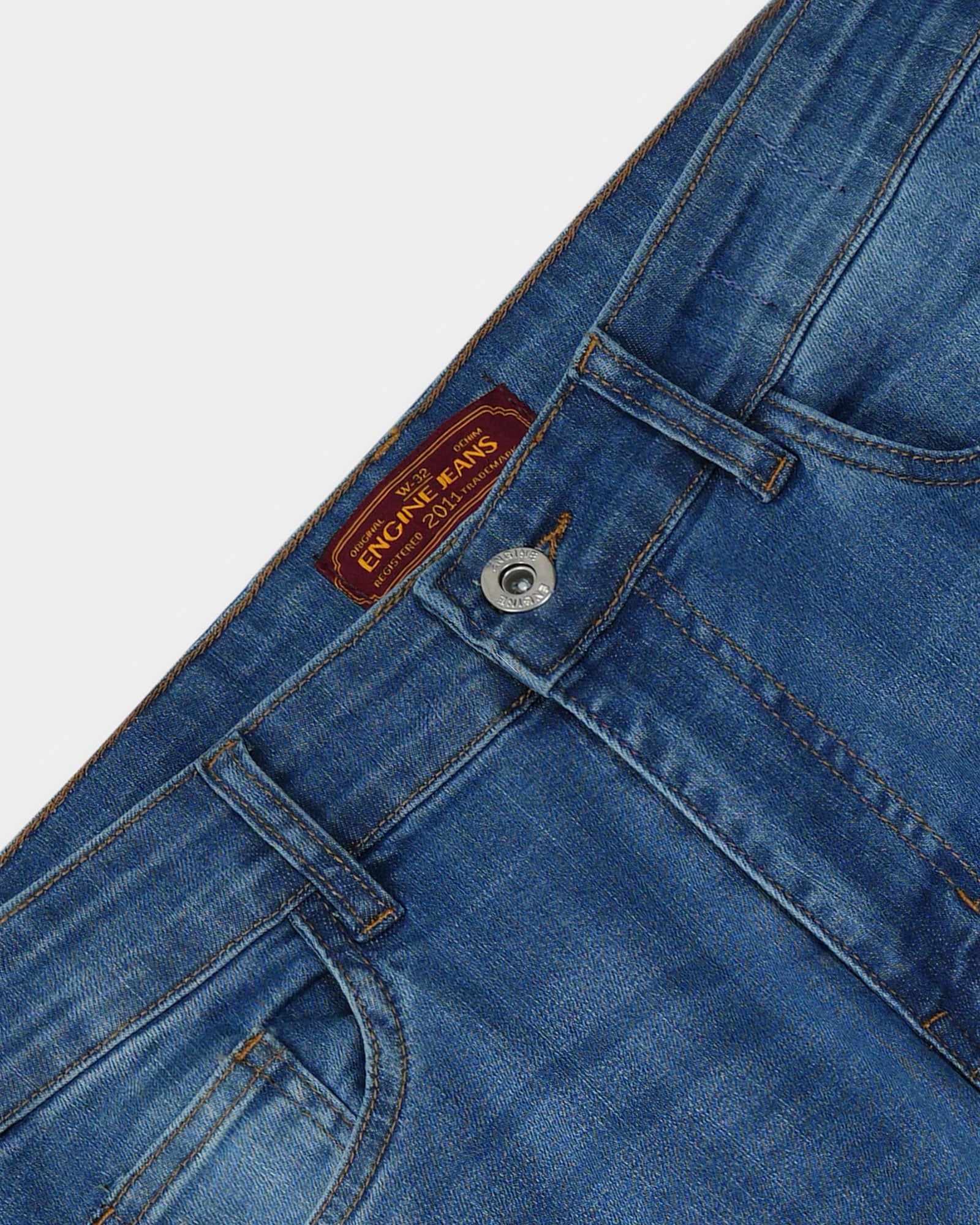 Men Regular Fit Denim - Engine - Buy Now