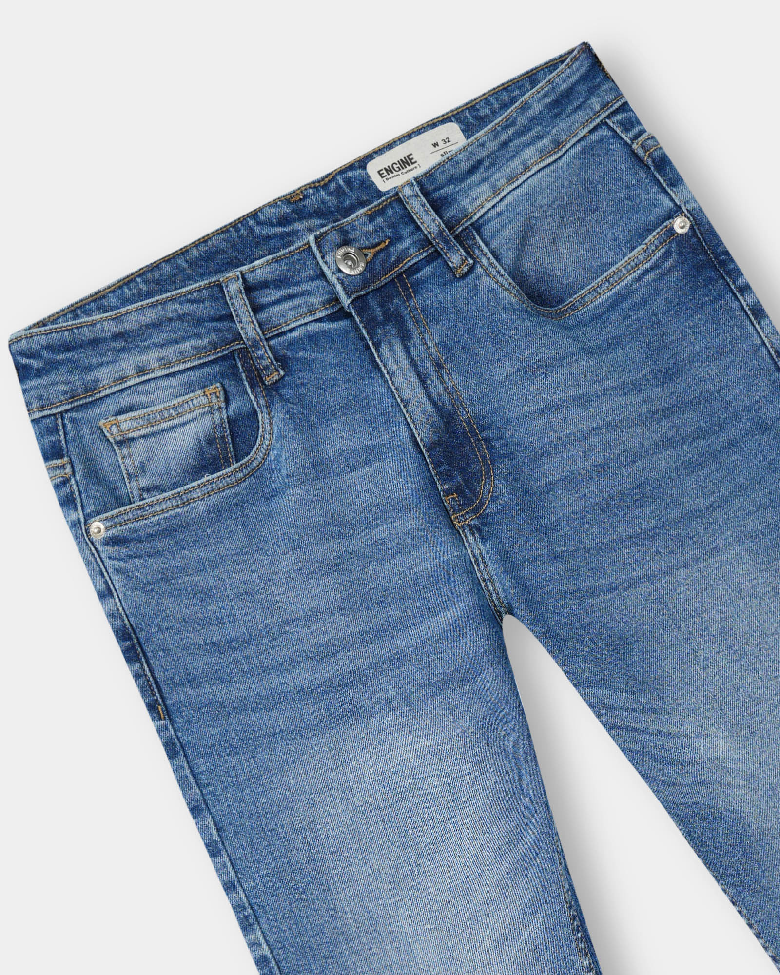 Men Slim Fit Denim - Engine - Buy Now