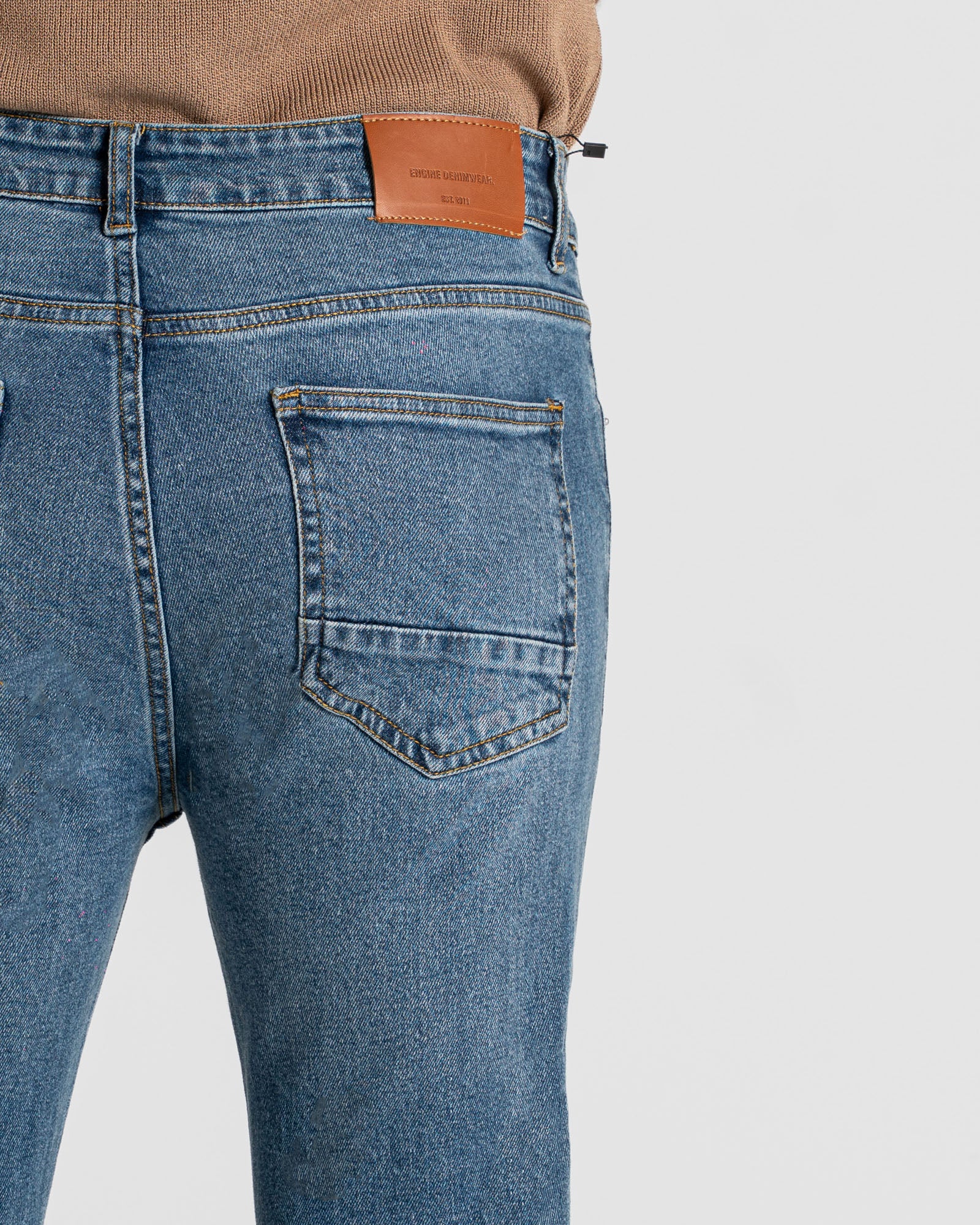 Men Slim Fit Denim