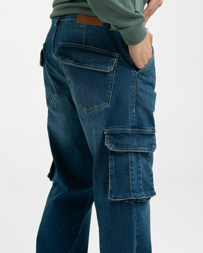 Men Cargo Denim