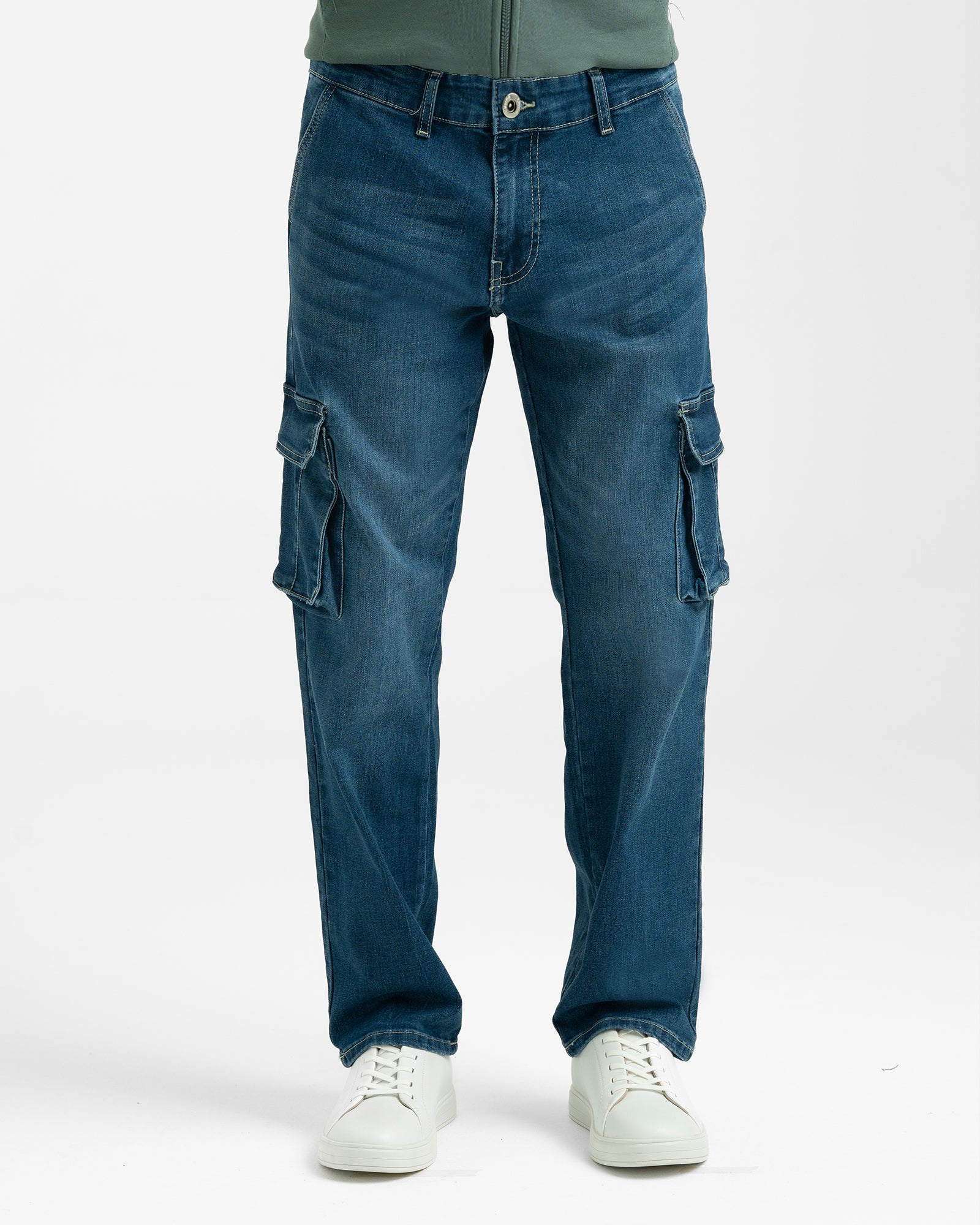 Men Cargo Denim