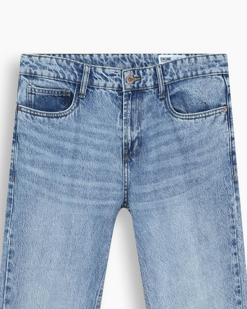 Men Straight Relaxed Fit Denim - Engine - Buy Now