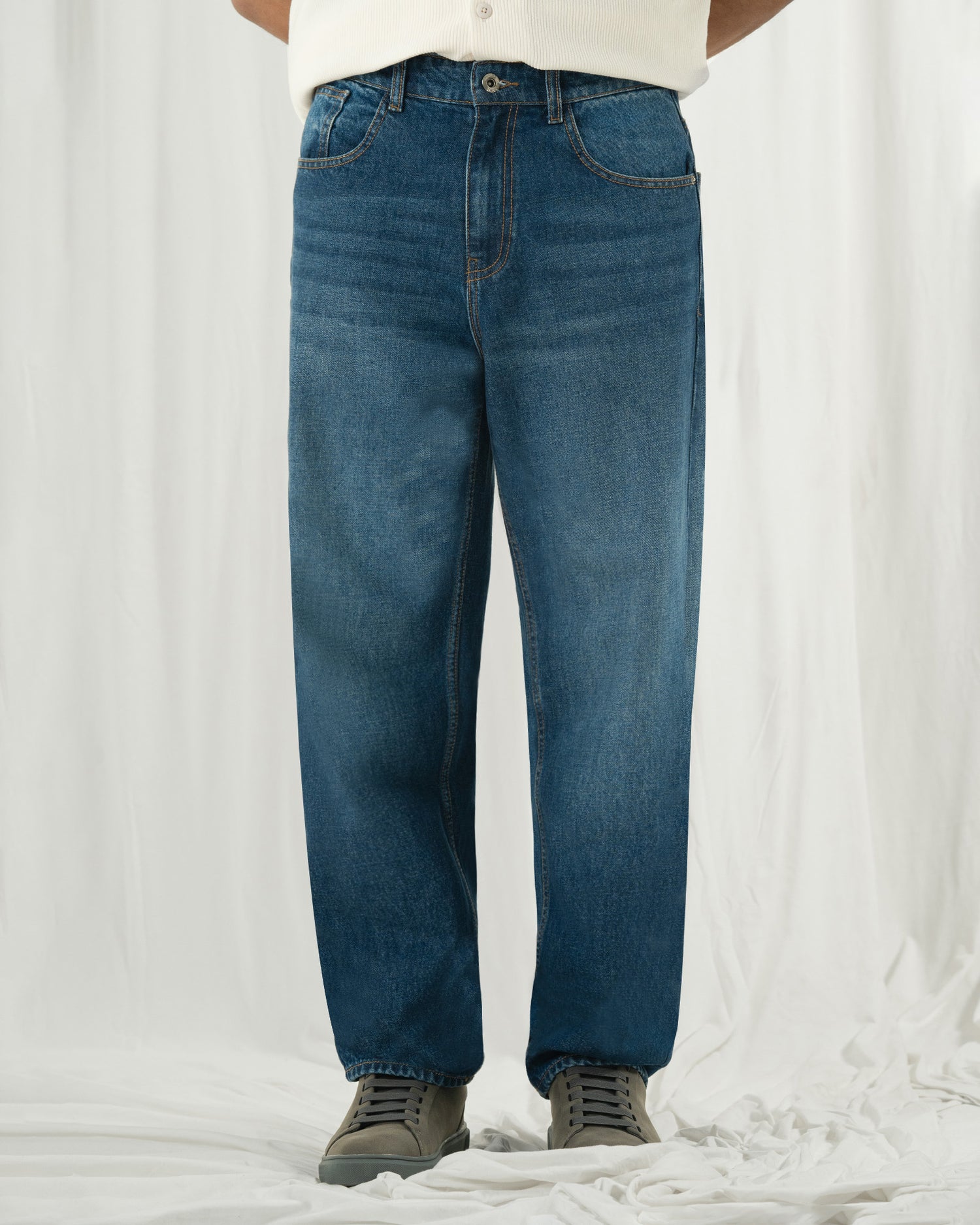 Men Baggy Fit Denim - Engine - Buy Now
