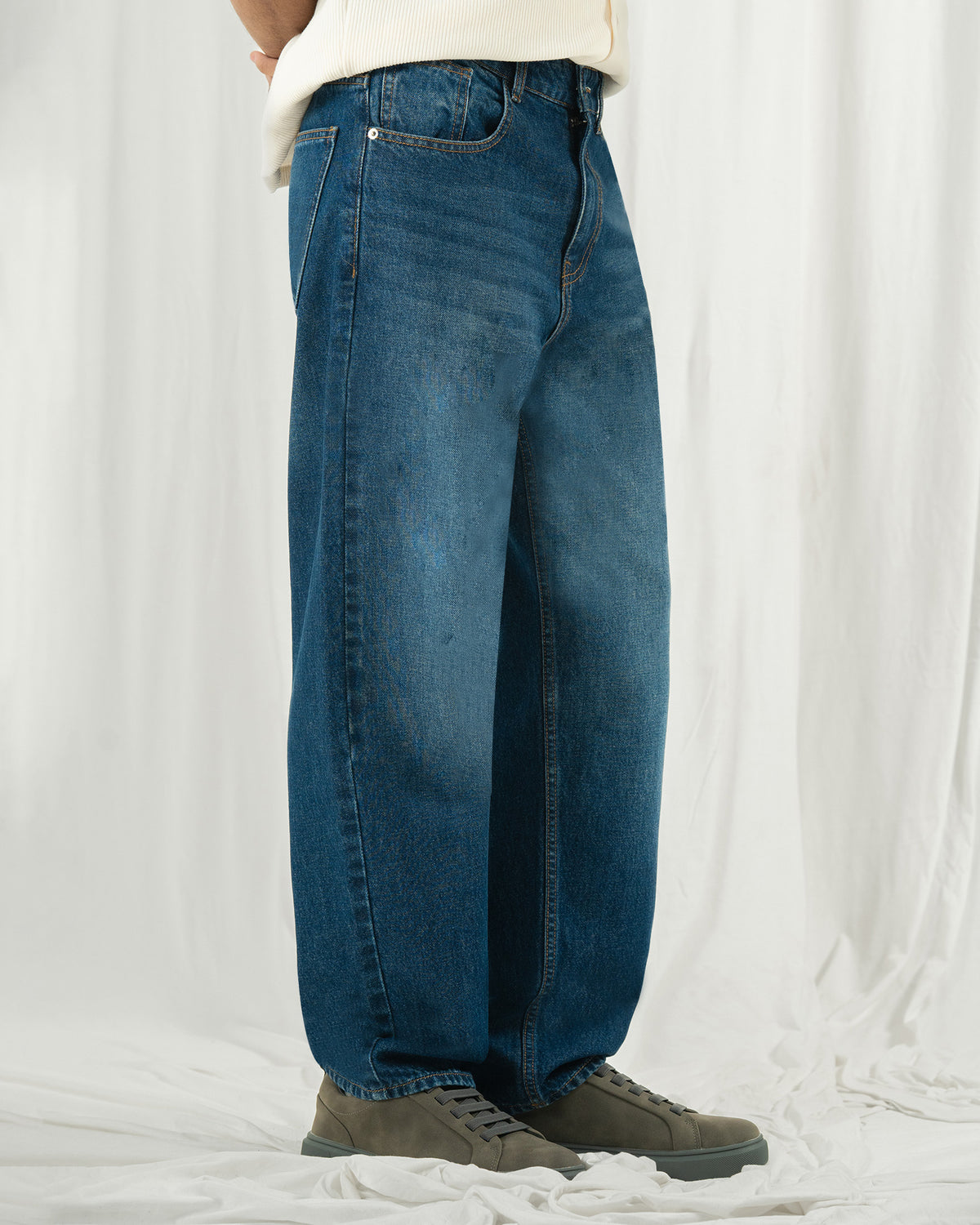 Men Baggy Fit Denim - Engine - Buy Now