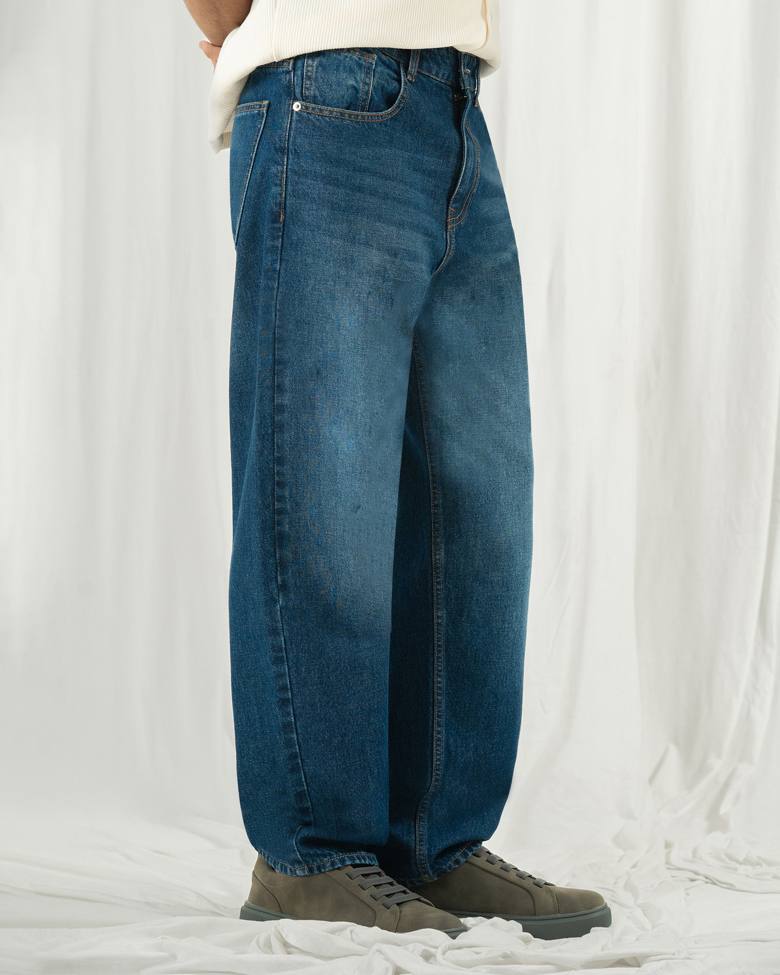 Men Baggy Fit Denim - Engine - Buy Now