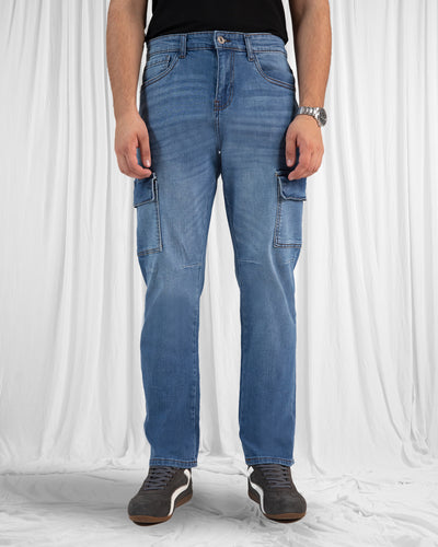 Men Cargo Denim