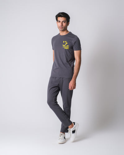 Men Matching Knit Suit