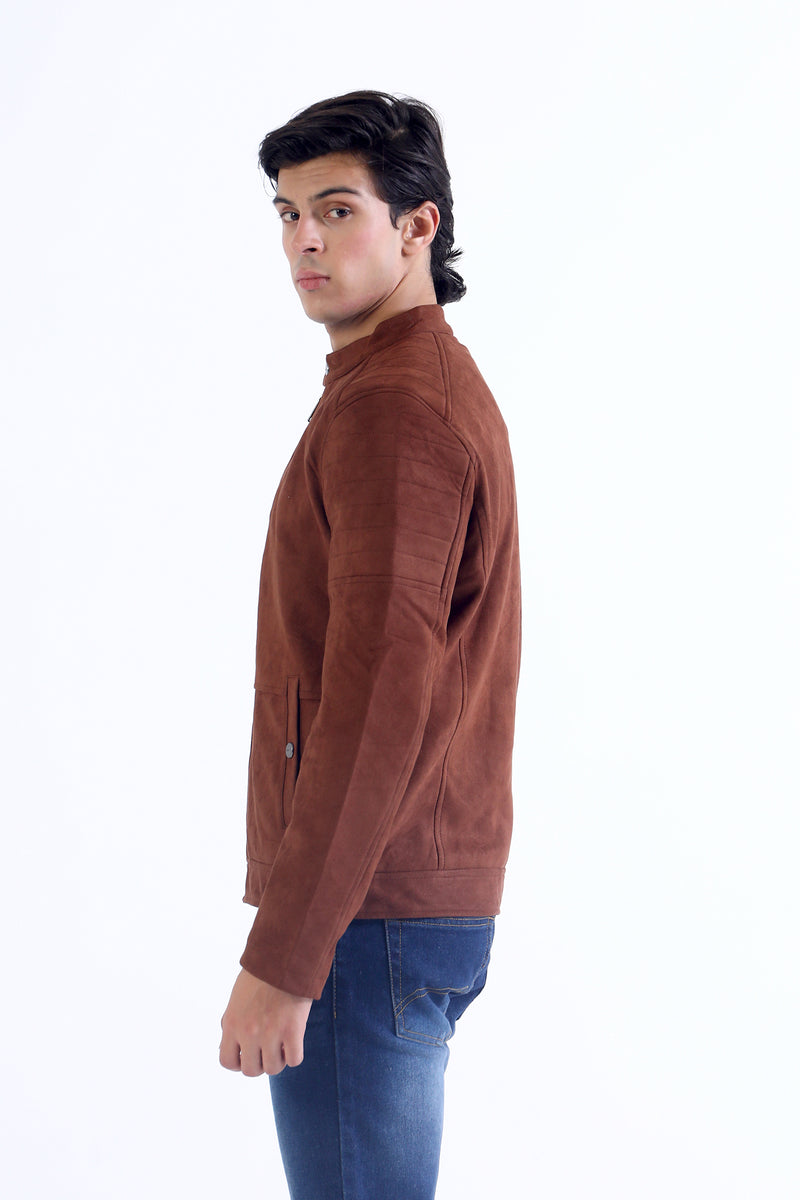 Men Suede Jacket - Engine - Buy Now