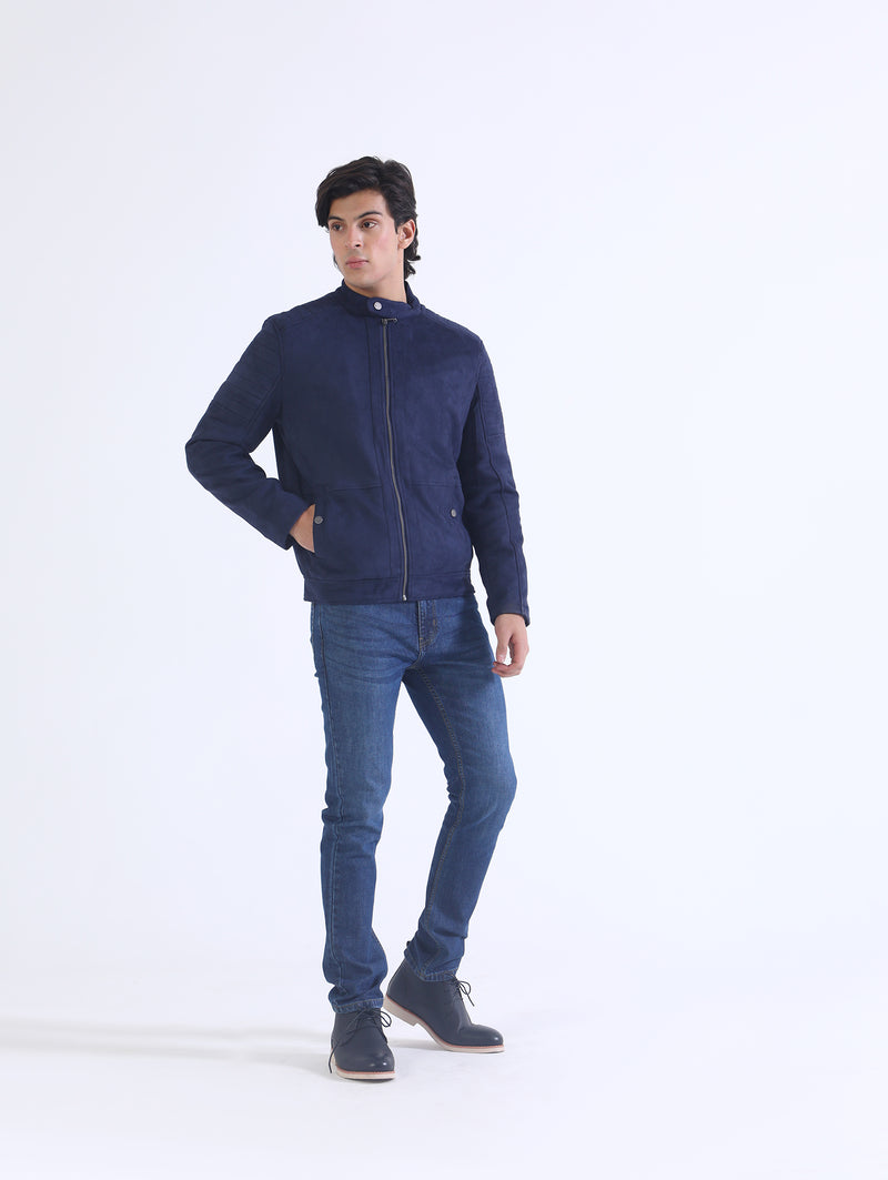 Men Suede Jacket - Engine - Buy Now