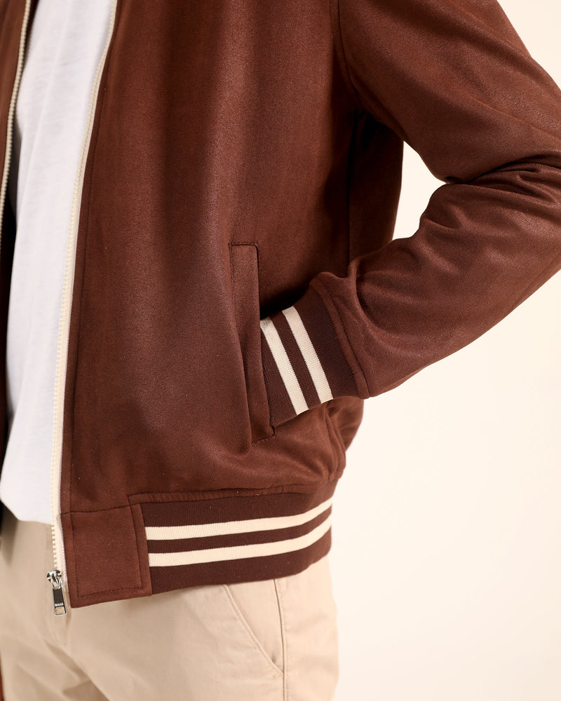 Men Suede Jacket - Engine - Buy Now