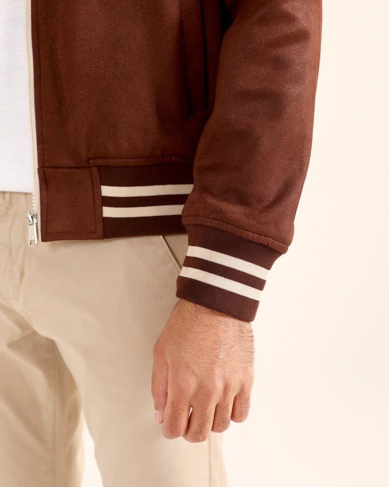 Men Suede Jacket - Engine - Buy Now