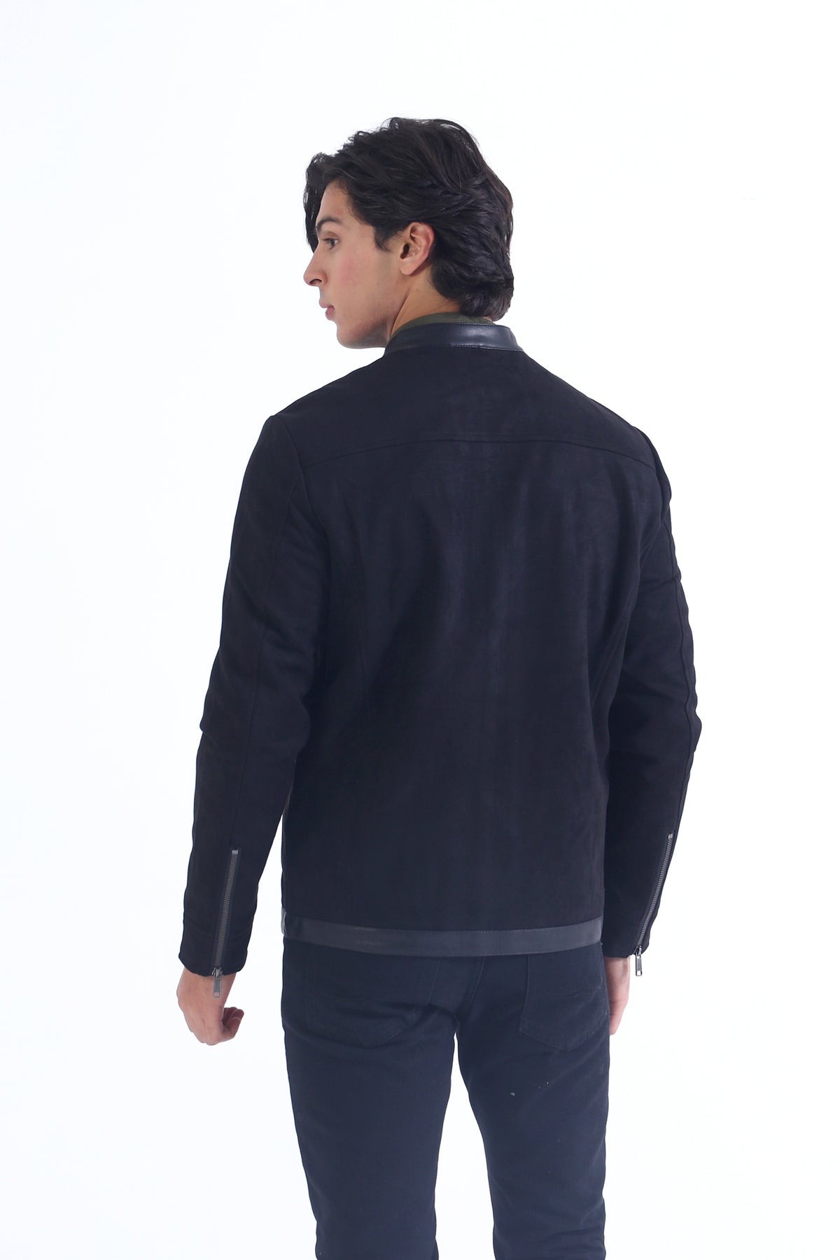 Men Suede Jacket - Engine - Buy Now