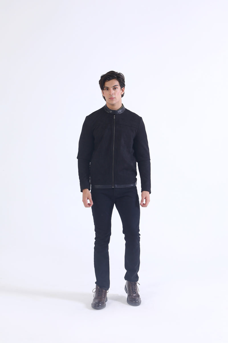 Men Suede Jacket - Engine - Buy Now
