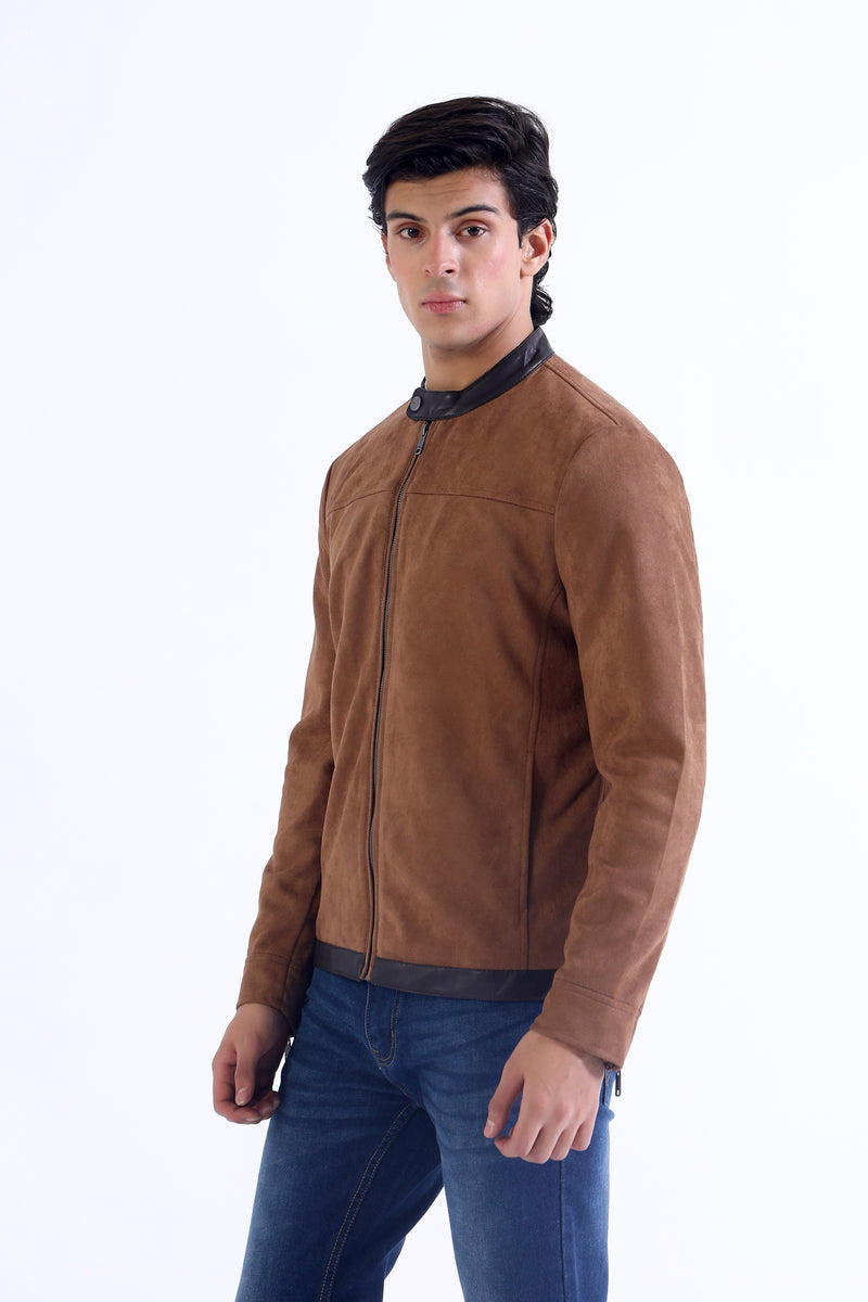 Men Suede Jacket - Engine - Buy Now