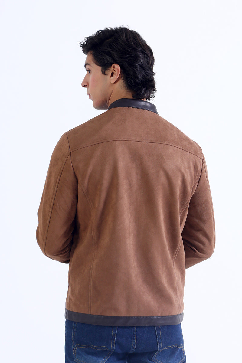 Men Suede Jacket - Engine - Buy Now