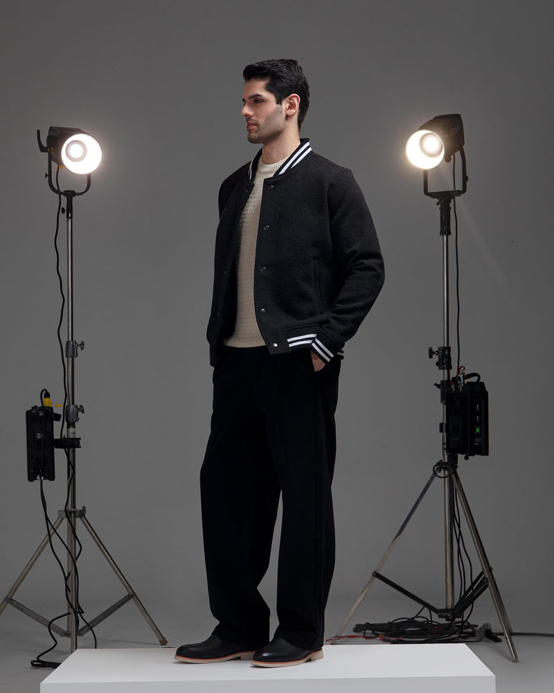 Men Varsity Jacket - Engine - Buy Now