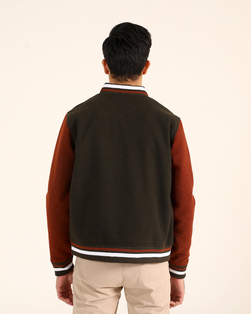 Men Varsity Jacket - Engine - Buy Now