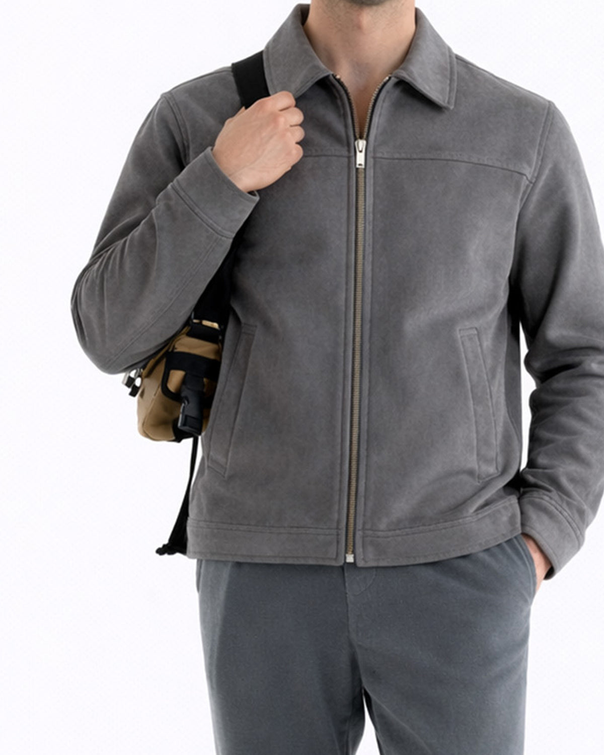 Men Suede jacket - Engine - Buy Now