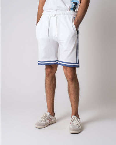 Men Shorts with Tape Detail
