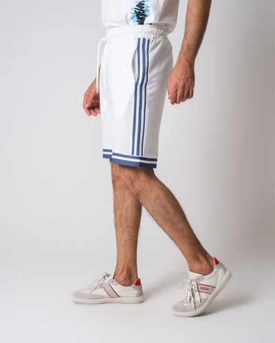Men Shorts with Tape Detail