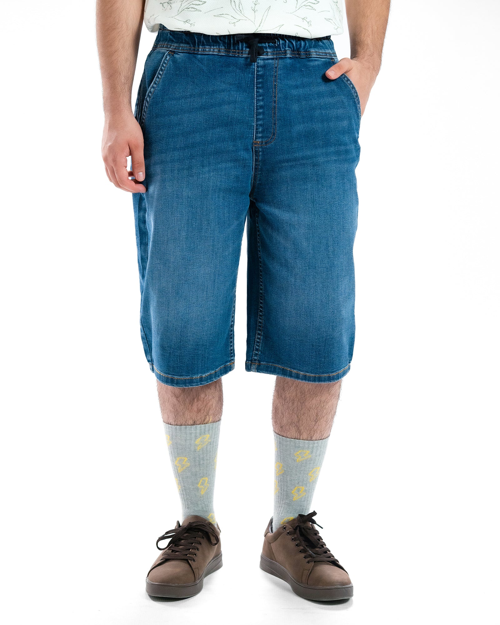 Men Denim Shorts - Engine - Buy Now
